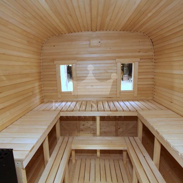 "QUADRATISCHE" 5.24m x 2.38m Sauna