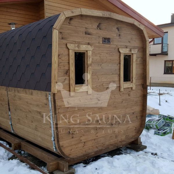 Bau dich! Quadratische Sauna!