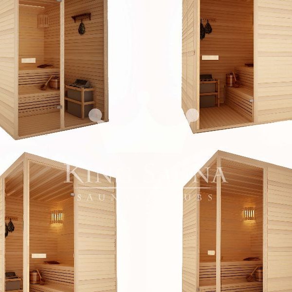 Assemblable Indoor Sauna "STANDARD" 1.52mX 1.52m