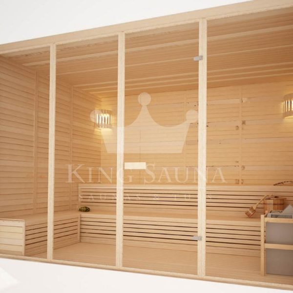 Indoor Sauna "STANDARD" für Ihr Haus 2.19m X 2.87m